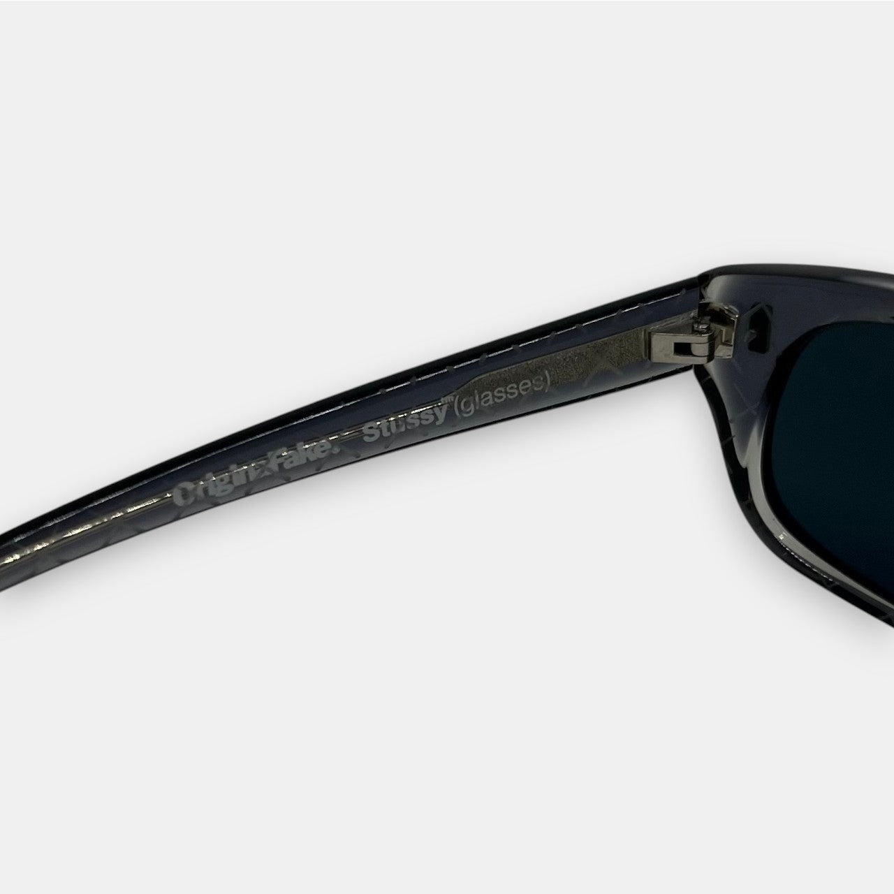 OriginalFake x Stüssy Michael Clear Sunglasses from 2010 by Kaws