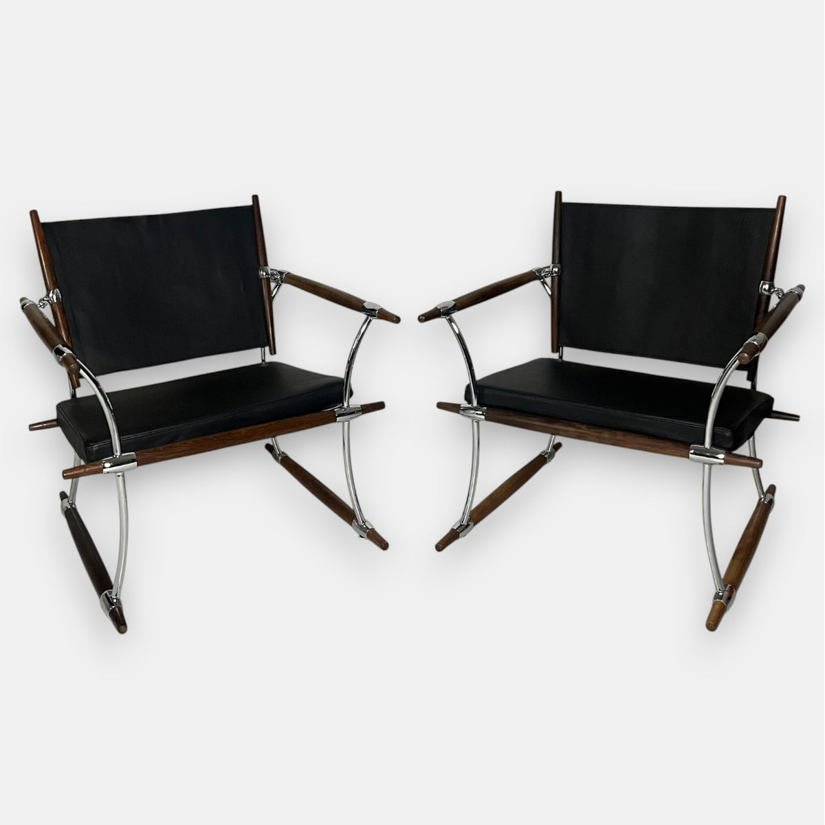 Pair of Jens H. Quistgaard "Stokke" Chairs by Nissen