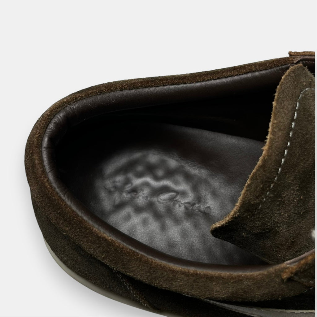 Rick Owens Brown Suede Vintage Low-Top Sneakers w. Box FW25