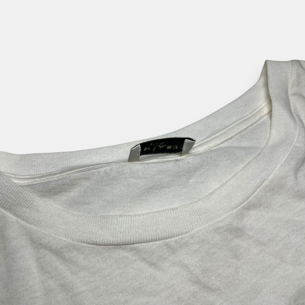 Saint Laurent Paris White No Smoking T-Shirt Anthony Vaccarello 2017 w. Tag