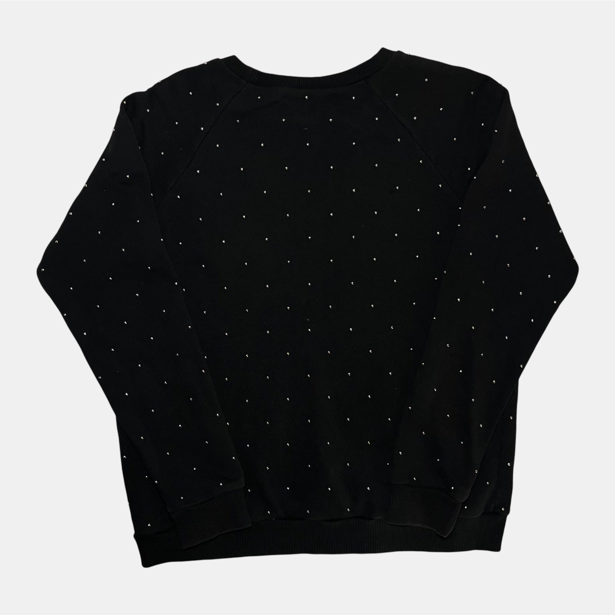 Saint Laurent Paris Black Studded Sweatshirt Hedi Slimane 2014