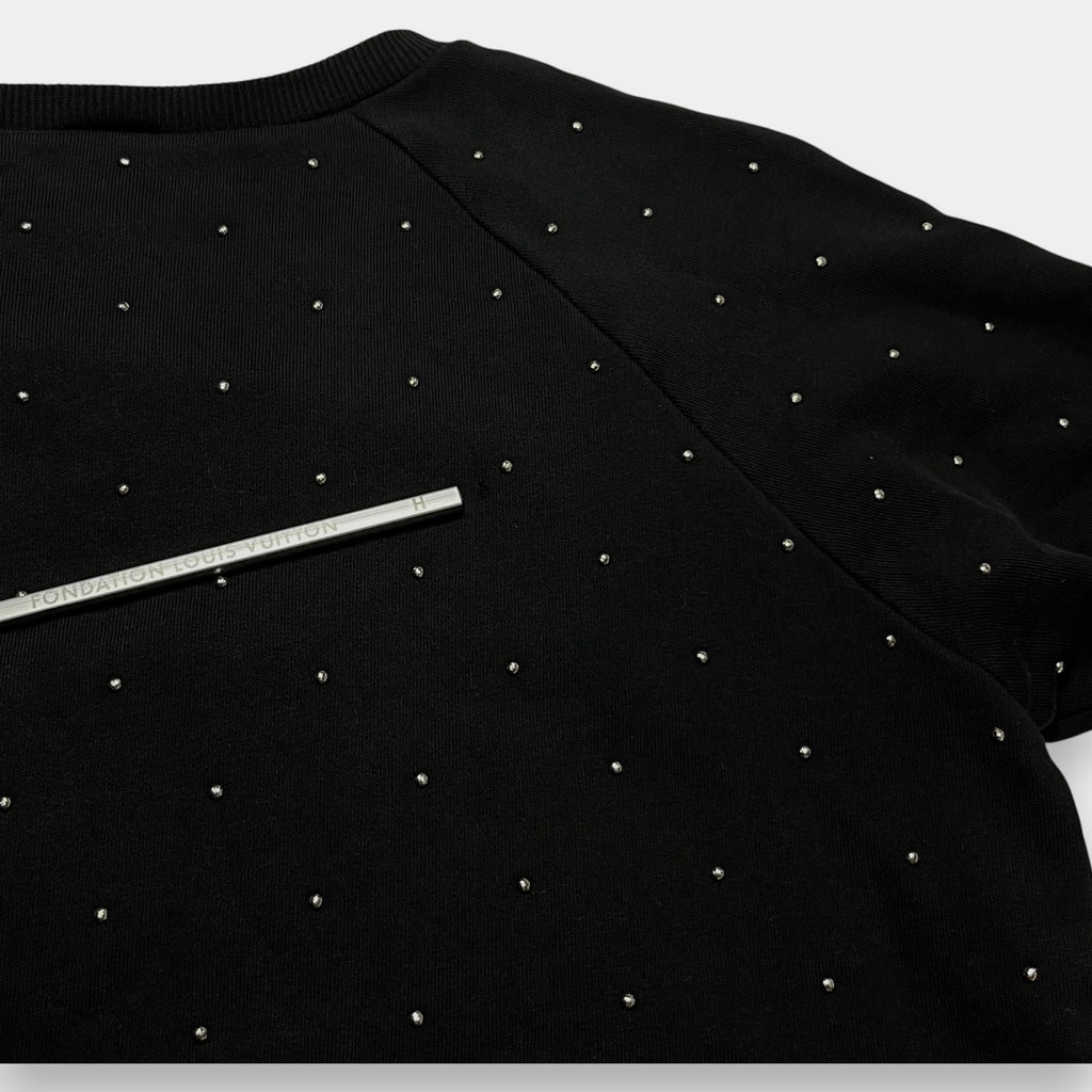 Saint Laurent Paris Black Studded Sweatshirt Hedi Slimane 2014