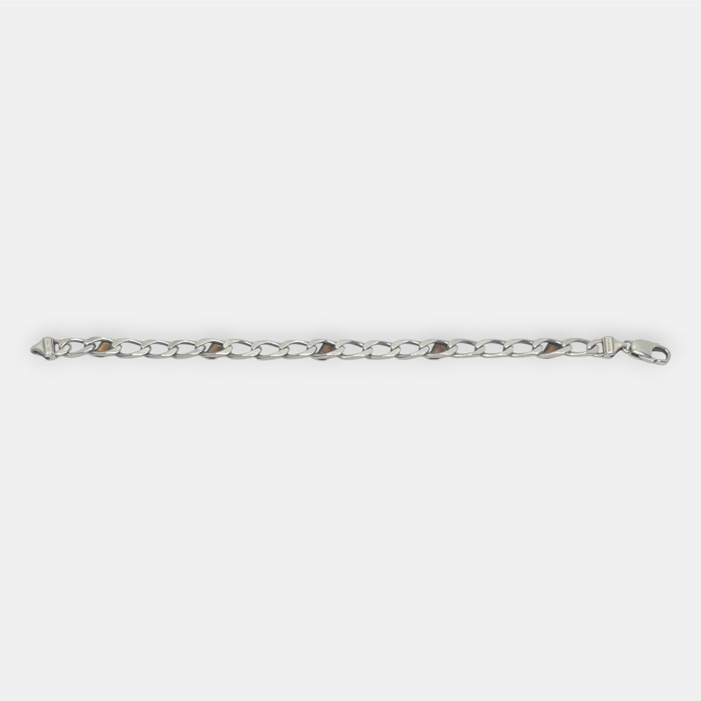 Tiffany & Co. .925 Silver & 18k Gold Bracelet w. Dust Bags & Box