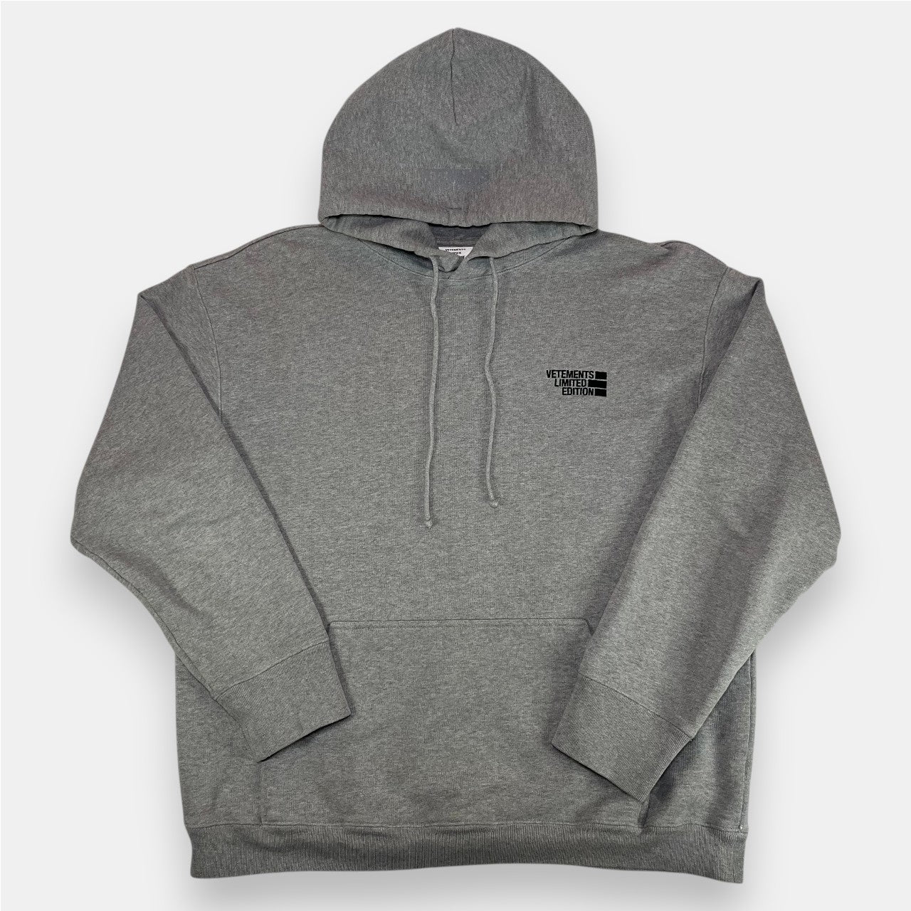 Vetements Gray Limited Edition Logo Hoodie 2020