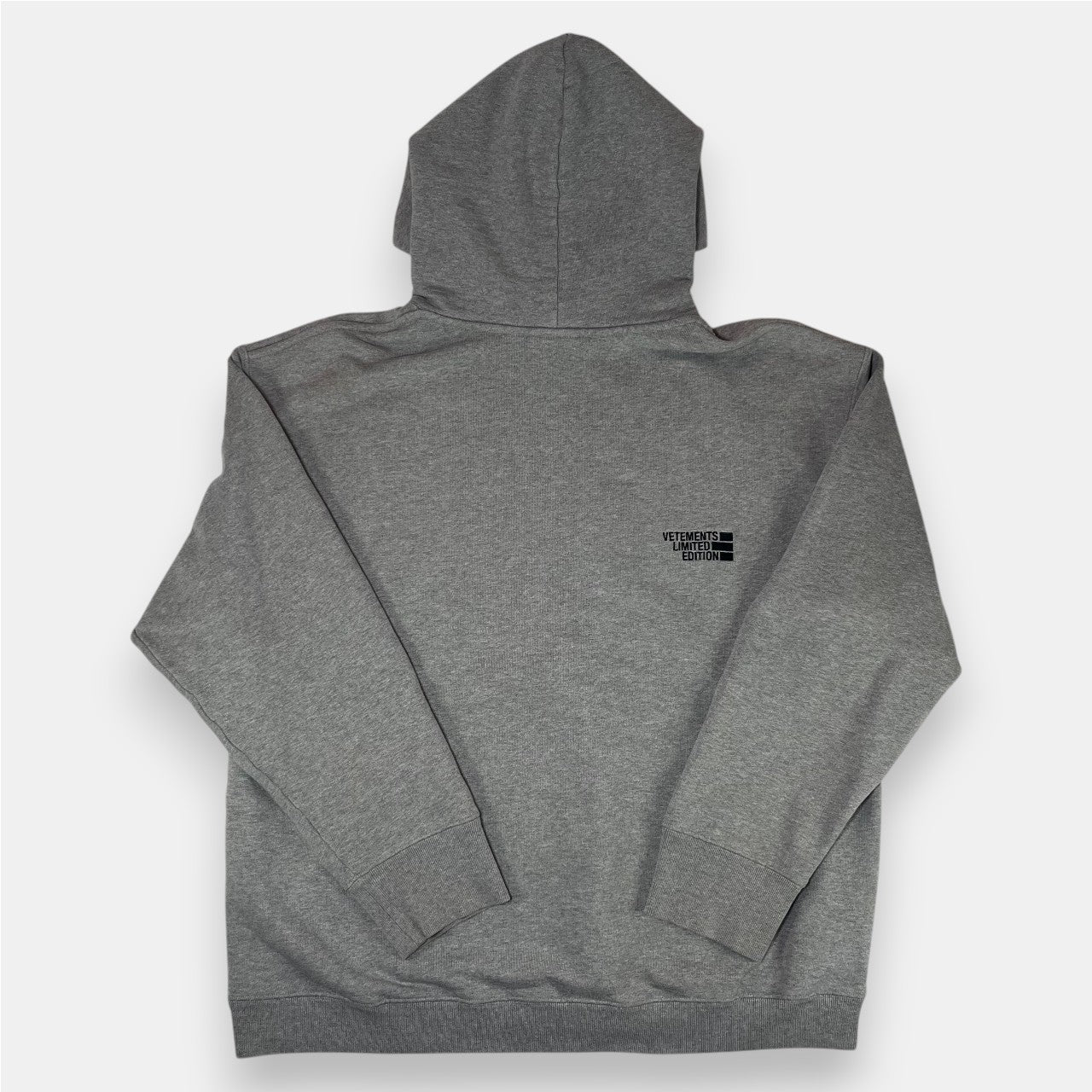 Vetements Gray Limited Edition Logo Hoodie 2020
