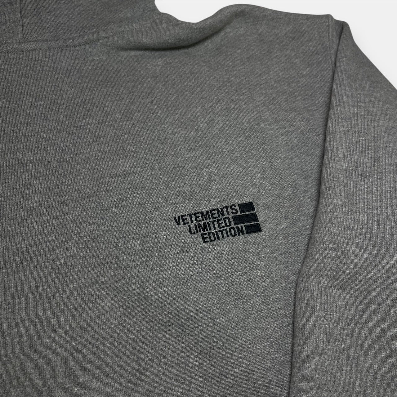 Vetements Gray Limited Edition Logo Hoodie 2020