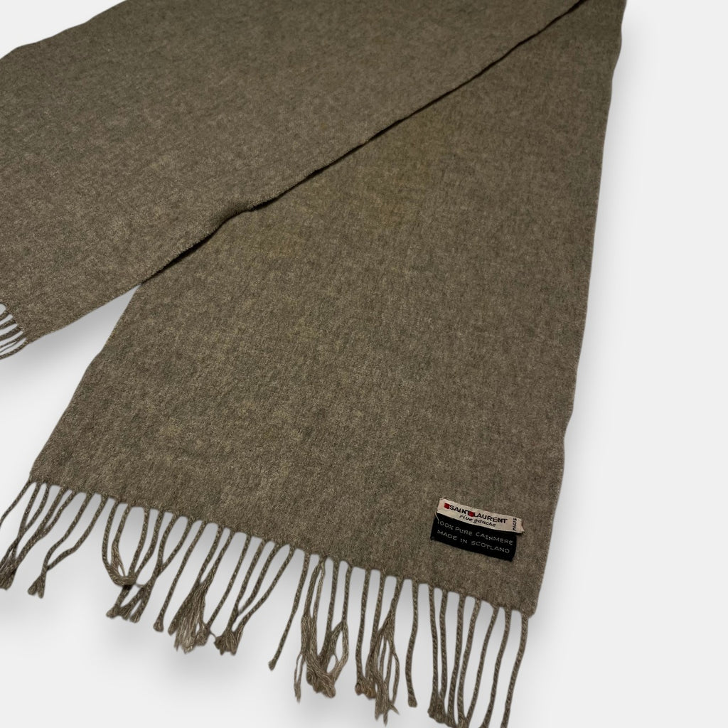 Yves Saint Laurent Rive Gauche 100% Cashmere Scarf