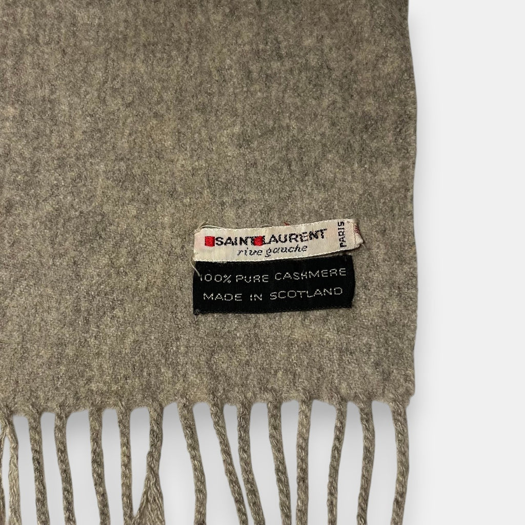 Yves Saint Laurent Rive Gauche 100% Cashmere Scarf