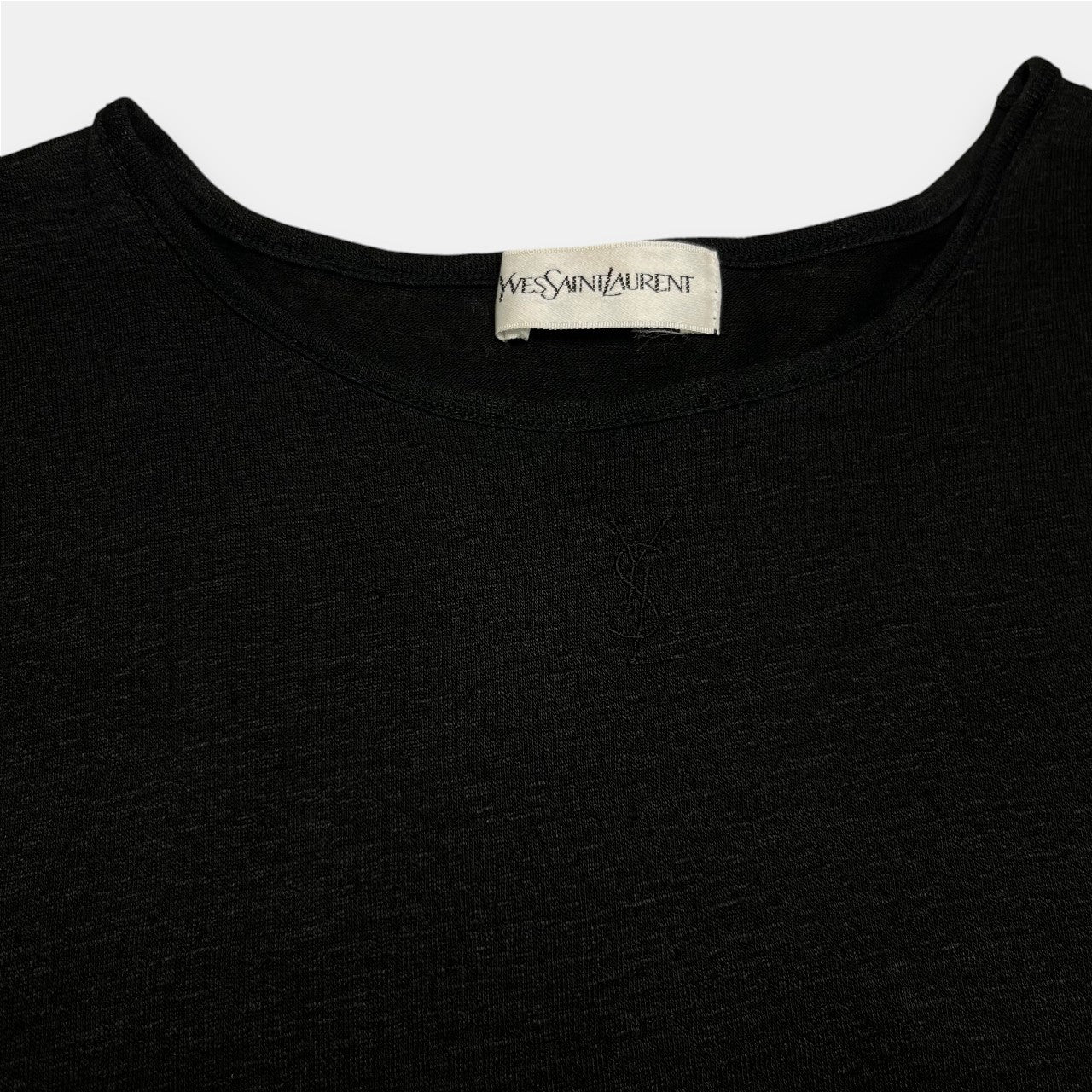 Yves Saint Laurent Knit T-Shirt Black