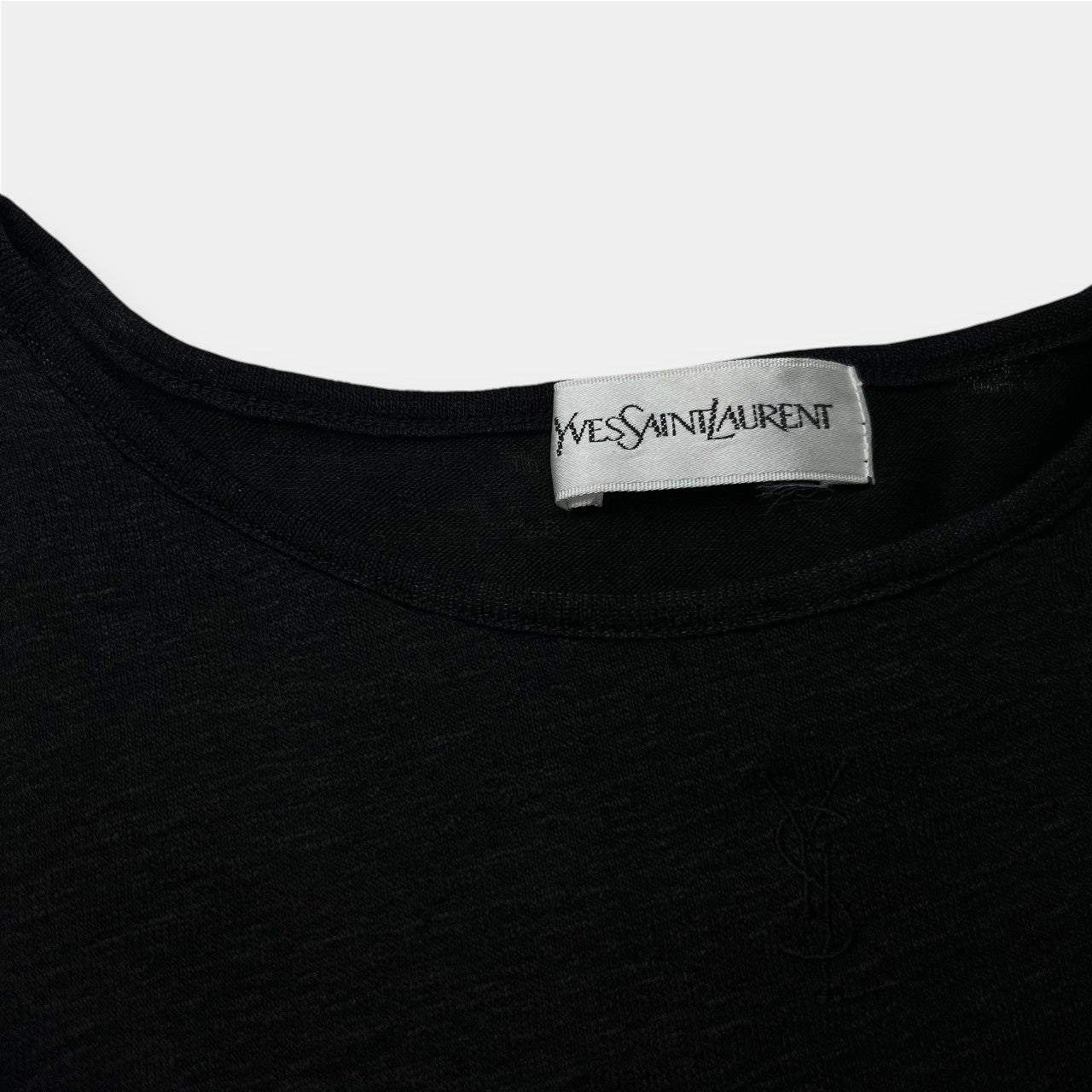 Yves Saint Laurent Knit T-Shirt Black