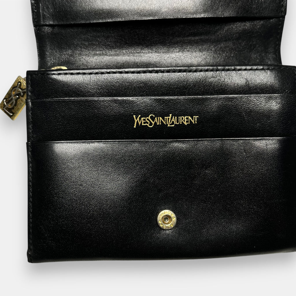 Yves Saint Laurent Mondrian Leather Wallet Very Rare