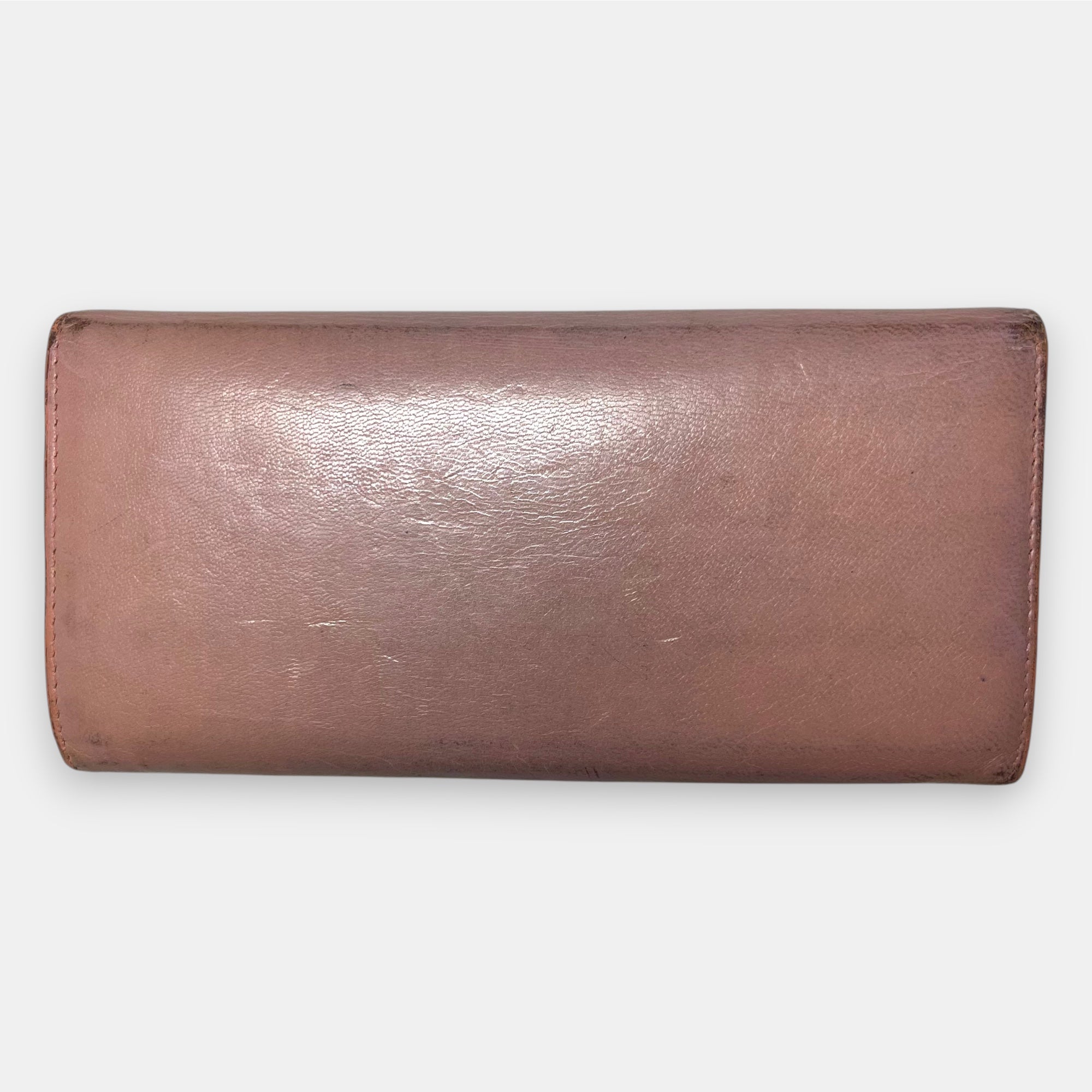 Yves Saint Laurent Rive Gauche Pink Long Wallet 2011 w. Box & Tags